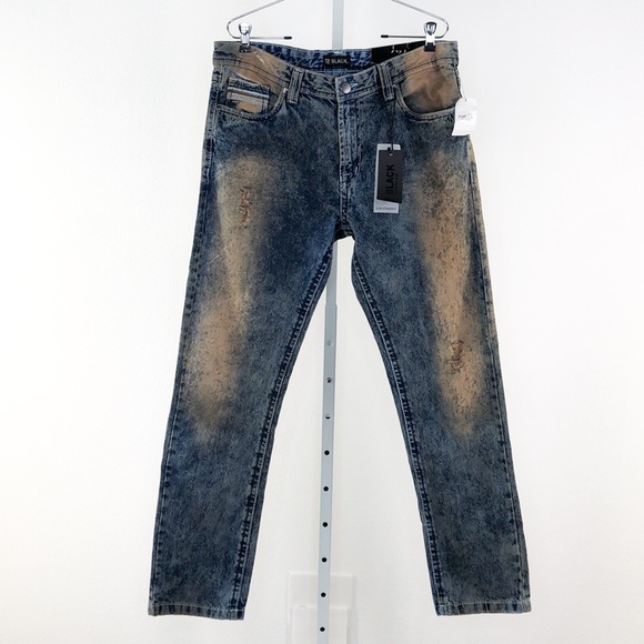 Rue21 Other - Rue21 Black Premium Slim Straight Distressed Jeans